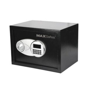 MAXSafes 0.5 cu. ft. Safe with Electronic Keypad Lock Access Black