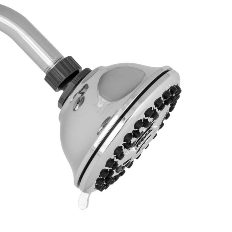 Waterpik 9-Spray 4.5 in. Single Wall Mount 1.8 GPM Fixed Shower Head in Chrome - Image 6