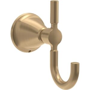 Delta Lorna J-Hook Double Robe/Towel Hook Bath Hardware Champagne Bronze