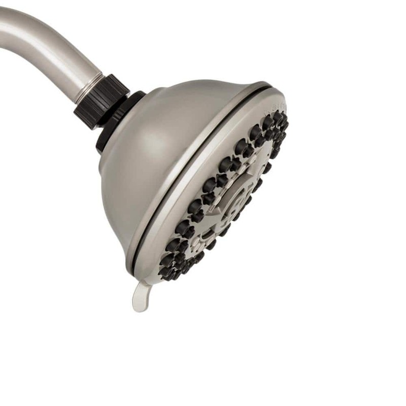 Waterpik 9-Spray 4.5 in. Single Wall Mount Low Flow Fixed Adjustable Shower Head - Image 6