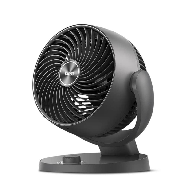 DREO 7 in. Air Circulator Desk Fan, 70 ft. Airflow, 120 Tilt, 28 db, Black - Image 2