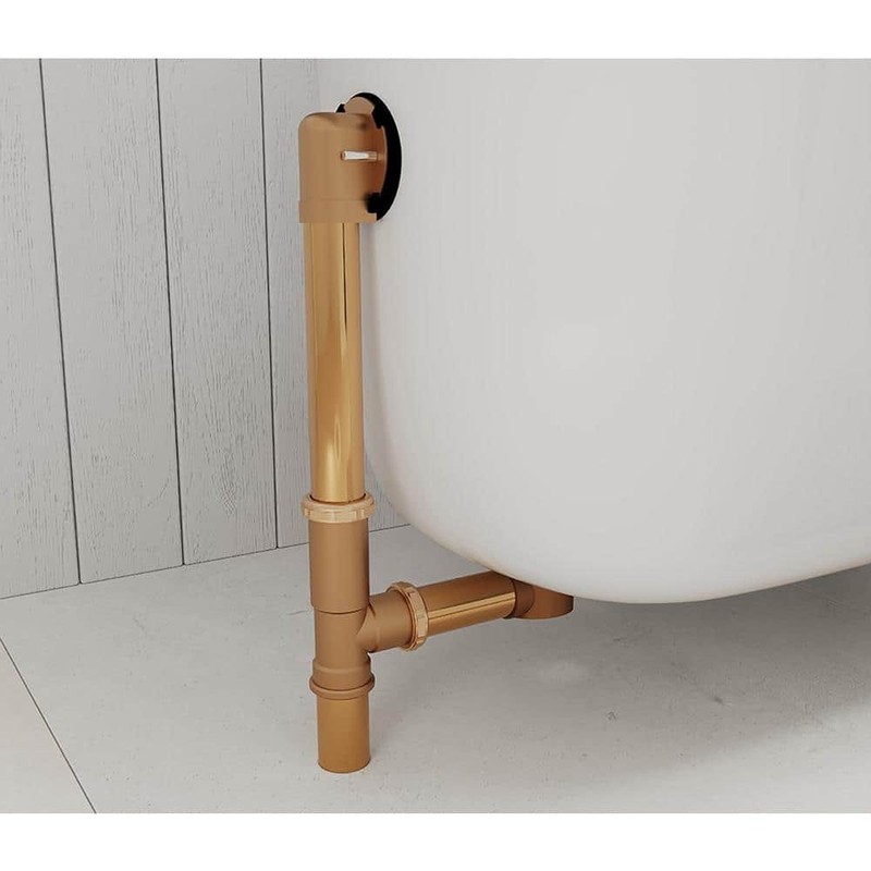 Everbilt 1-1/2 in. 20-Gauge Brass Bath Waste Overflow Drain Chrome - Image 4