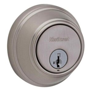 Kwikset 816 Satin Nickel Key Control Deadbolt w/ SmartKey & Microban Technology