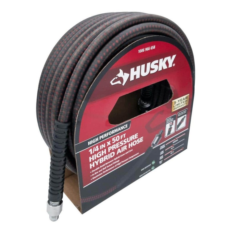 Husky 1/4 in. x 50 ft. High-Pressure Air Hose - Image 5