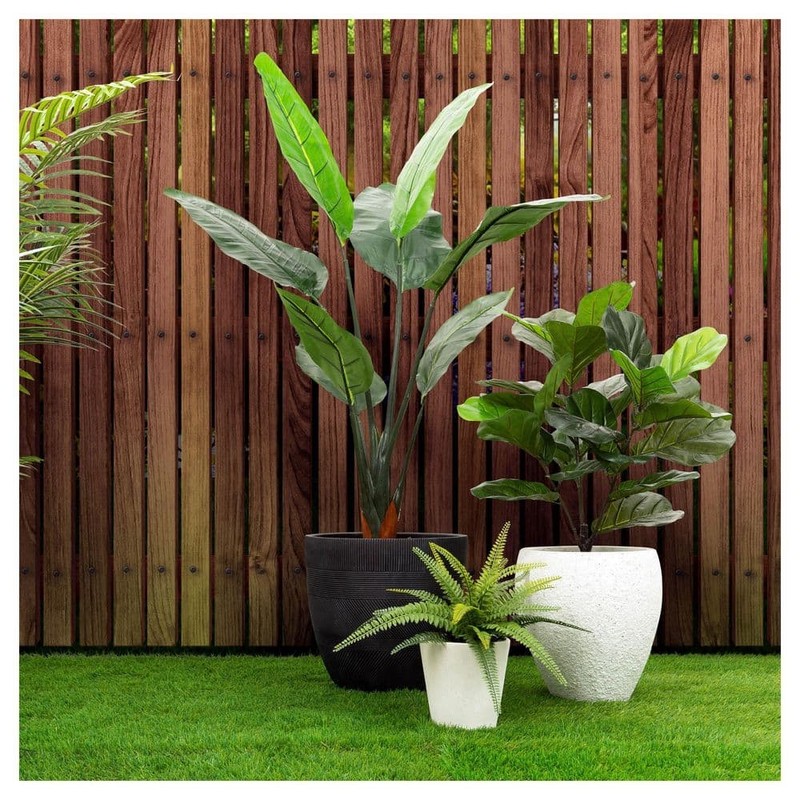 NATURAE DECOR Artificial 29 in. Monstera Indoor and Outdoor Plants - Image 8