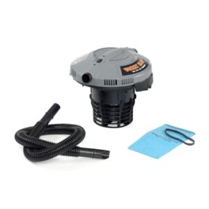 Bucket Head 5 Gal 1.75 HP Wet Dry Vac Powerhead Shop Vacuum with Filter, Hose