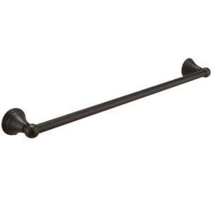 BWE 24 in. Wall Mounted Towel Bar Oil Rubbed Bronze Space Saving