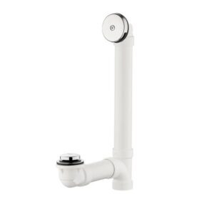 Everbilt Easy Touch 1-1/2 in. PVC Pipe Bath Waste Overflow Drain Chrome