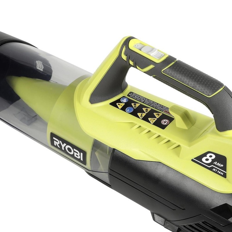 RYOBI 135 MPH 440 CFM 8 Amp Corded Electric Jet Fan Leaf Blower - Image 4