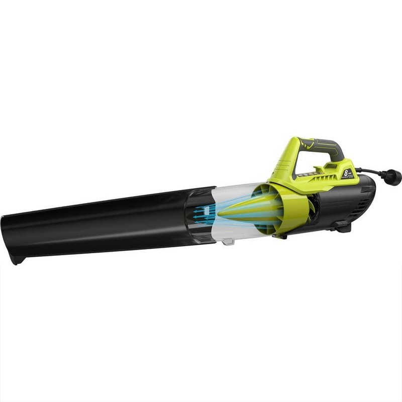 RYOBI 135 MPH 440 CFM 8 Amp Corded Electric Jet Fan Leaf Blower - Image 9