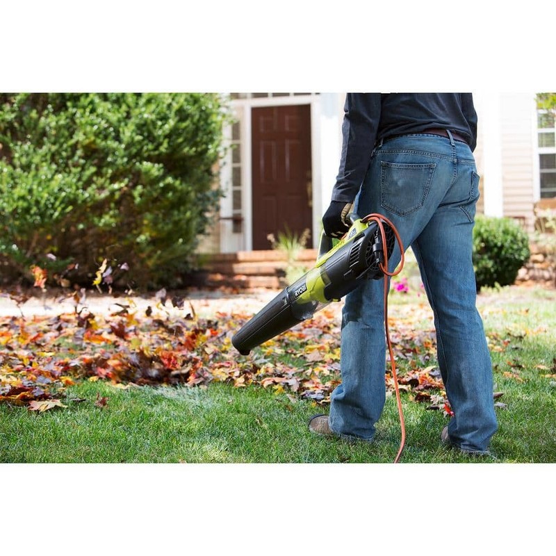 RYOBI 135 MPH 440 CFM 8 Amp Corded Electric Jet Fan Leaf Blower - Image 10
