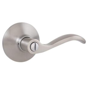 Defiant Naples Satin Nickel Bed/Bath Door Handle