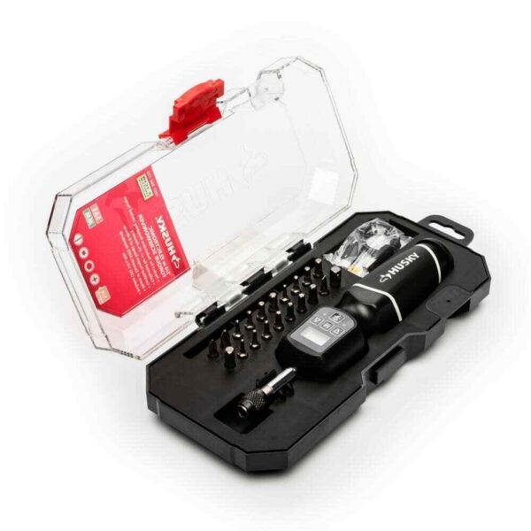 Husky 8-40 in./lbs. 1/4 in. Drive Electronic Torque Screwdriver
