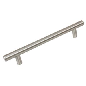 GlideRite 6-5/16" (160mm) Solid Stainless Steel Bar Handle Pull (10-Pack)