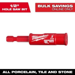 Milwaukee 1/2 in. Diamond Max Hole Saw