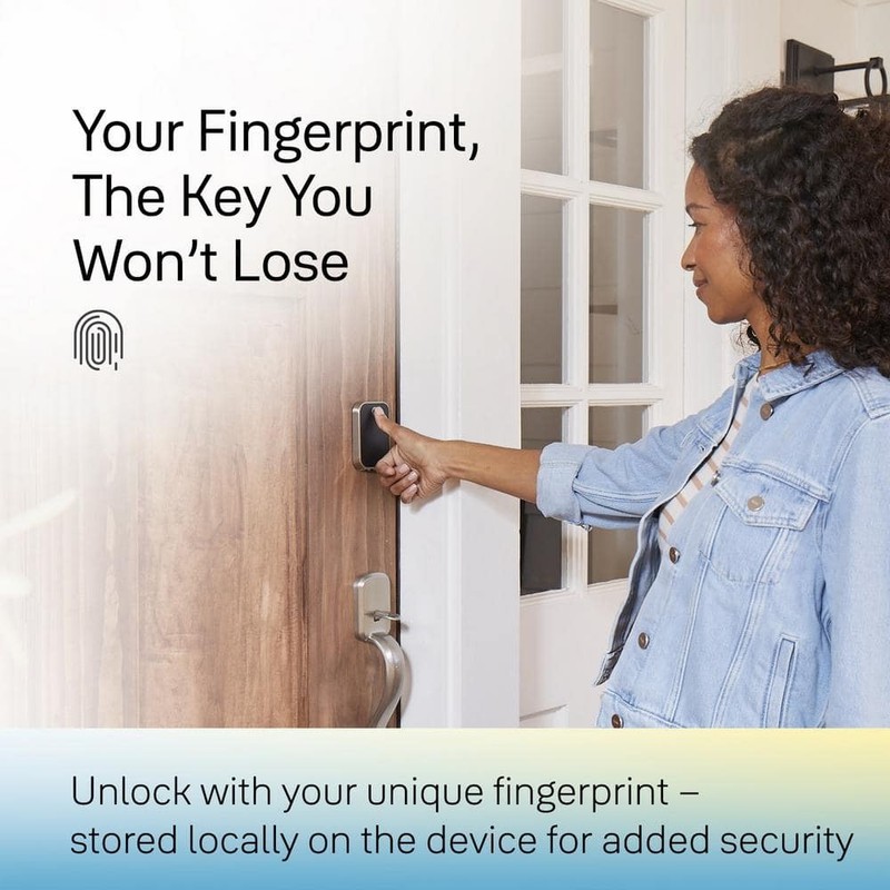Yale Assure Lock 2 Keyless Smart Door Lock WiFi Fingerprint Access Black Suede - Image 3