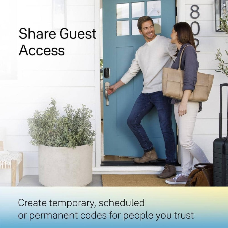Yale Assure Lock 2 Keyless Smart Door Lock WiFi Fingerprint Access Black Suede - Image 8