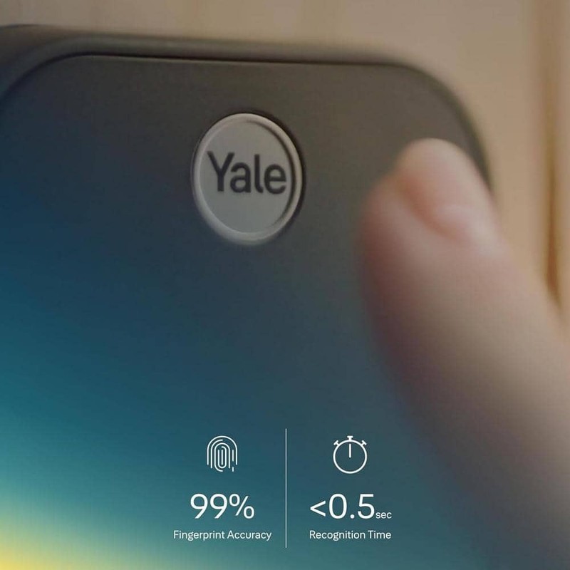 Yale Assure Lock 2 Keyless Smart Door Lock WiFi Fingerprint Access Black Suede - Image 9