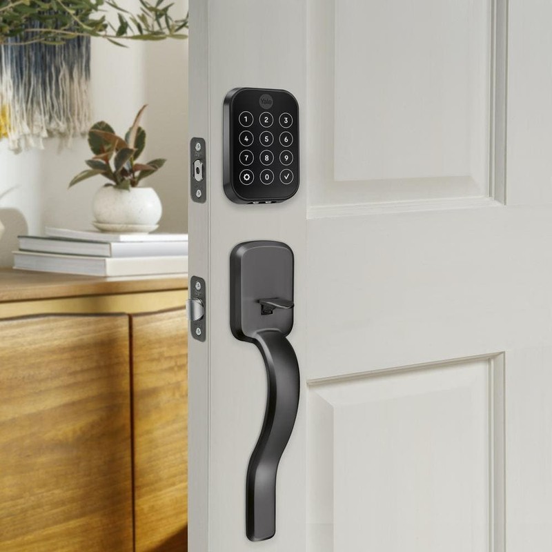 Yale Assure Lock 2 Keyless Smart Door Lock WiFi Fingerprint Access Black Suede - Image 12