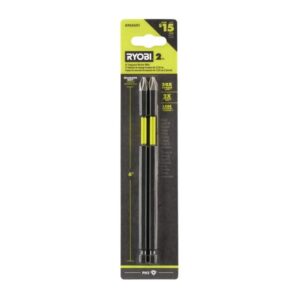 RYOBI 2-Piece 6 in. Diamond Grit Impact Drive Bits
