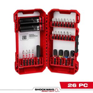 Milwaukee SHOCKWAVE Impact Duty Alloy Steel Screw Driver Bit Set (26-Piece)