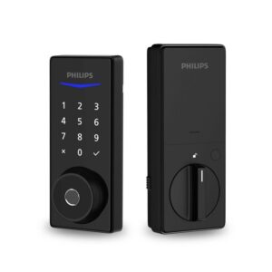 Philips Home Access 1000 Series Matte Black Single Cylinder Electronic Deadbolt