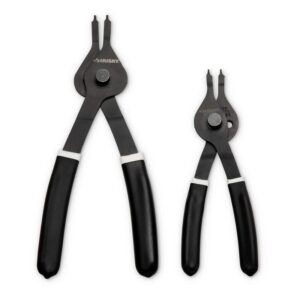 Husky 6 in. and 8 in. Snap Ring Pliers with Cushion Grip (2-Pack)