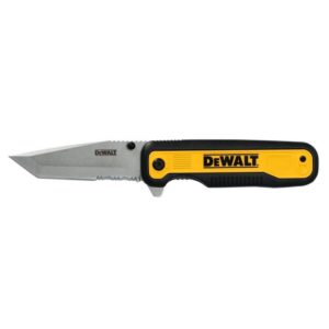 DEWALT 3.3 in. Tanto Pocket Knife with Quick Flip