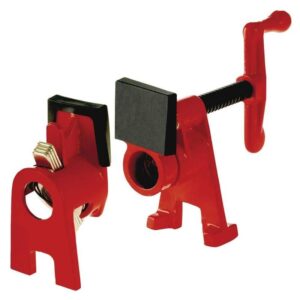 BESSEY H-Style 1/2 in. Black Pipe Clamp Fixture Set 1 (-Piece)