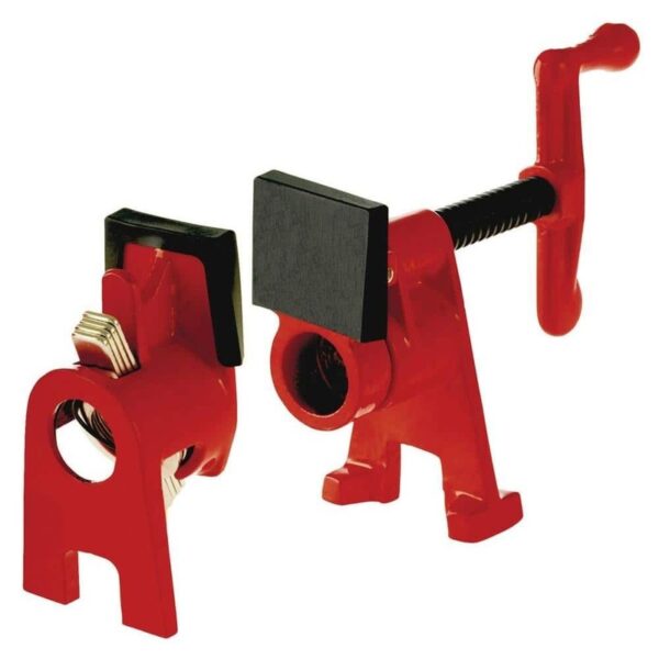 BESSEY H-Style 1/2 in. Black Pipe Clamp Fixture Set 1 (-Piece)