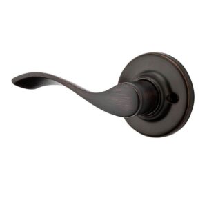 Kwikset Balboa Venetian Bronze Left-Handed Half-Dummy Door Handle Microban