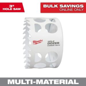 Milwaukee 3 in. Hole Dozer Carbide Hole Saw