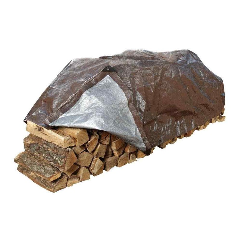 Everbilt 16 ft. x 20 ft. Brown and Silver Heavy Duty Tarp - Image 3