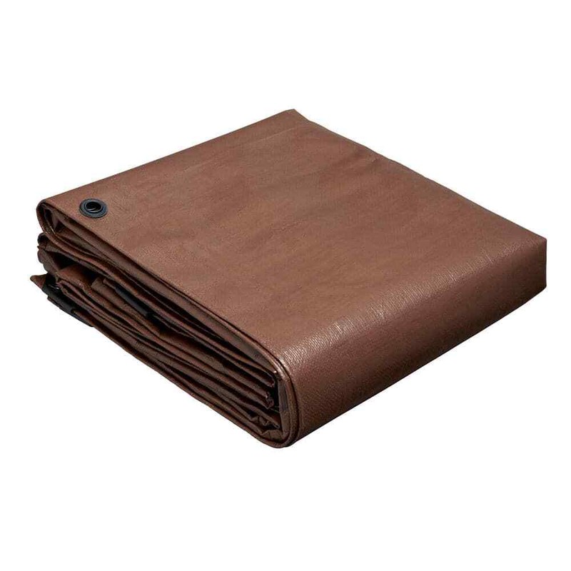 Everbilt 16 ft. x 20 ft. Brown and Silver Heavy Duty Tarp - Image 6