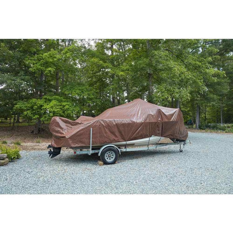 Everbilt 16 ft. x 20 ft. Brown and Silver Heavy Duty Tarp - Image 7