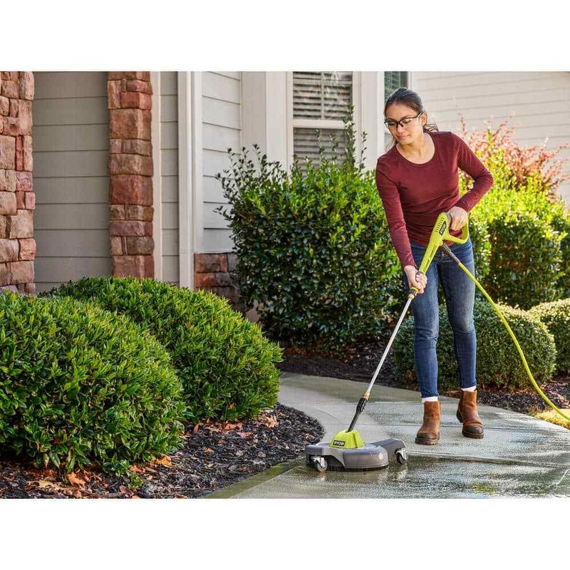 RYOBI 12 in. 3100 PSI Electric Pressure Washer Surface Cleaner w/Caster Wheels - Image 5