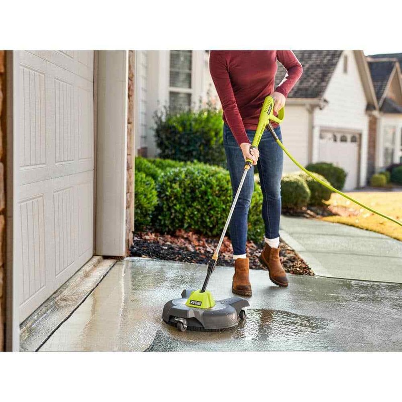 RYOBI 12 in. 3100 PSI Electric Pressure Washer Surface Cleaner w/Caster Wheels - Image 6