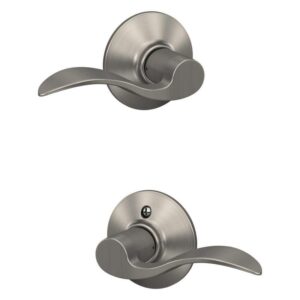 Schlage Accent Satin Nickel Passage Hall/Closet Door handle