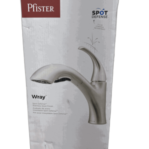 Pfister Wray Pull-Out Kitchen Faucet Spot Defense Stainless w/ Deckplate