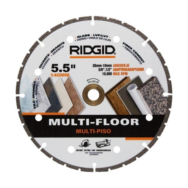 RIDGID 5.5 in. Multi-Flooring Segmented Diamond Blade
