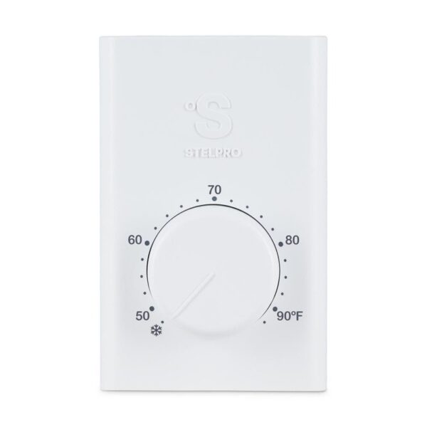 Stelpro Double-Pole 22 Amp 120/240V Mechanical Wall-Mount Thermostat White