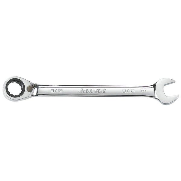 Husky 9/16 in. Reversible Ratcheting Combination Wrench