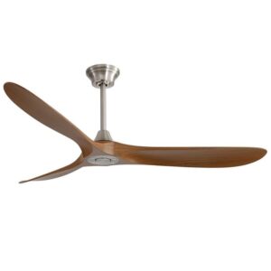 Modern Habitat Vistawood 60" Indoor Outdoor Ceiling Fan No Light Fixture, Remote