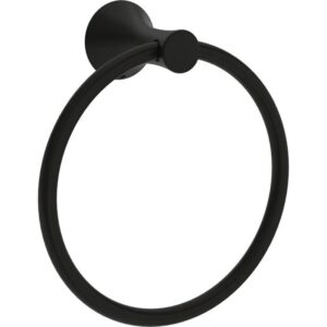 Delta Greydon Wall Mounted Round Towel Ring Bath Accessory Matte Black