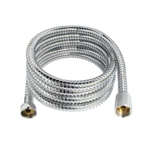 MODONA 84" Premium Stainless Steel Shower Hose Brass Fittings EPDM Inner Hose