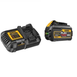 DEWALT FLEXVOLT 20V/60V MAX Lithium-Ion 6.0Ah Battery Pack 6 Amp Output Charger