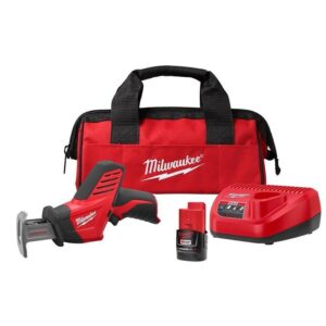 Milwaukee M12 12V HACKZALL Cordless Reciprocating Saw Kit 1.5Ah Battery