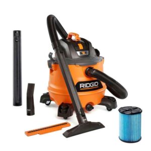 RIDGID 14 Gallon 6.0 Peak HP NXT Shop Vacuum Wet Dry Vac with Fine Dust Filter