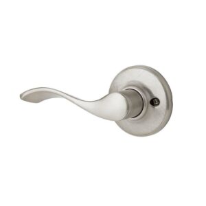 Kwikset Balboa Satin Nickel Left-Handed Half-Dummy Door Handle Microban