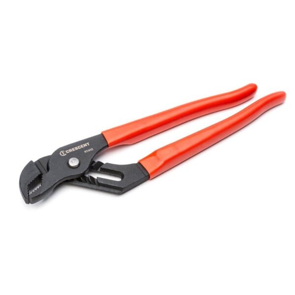 Crescent 12 in. V- Jaw Black Oxide Tongue and Groove Pliers with Dipped Grips